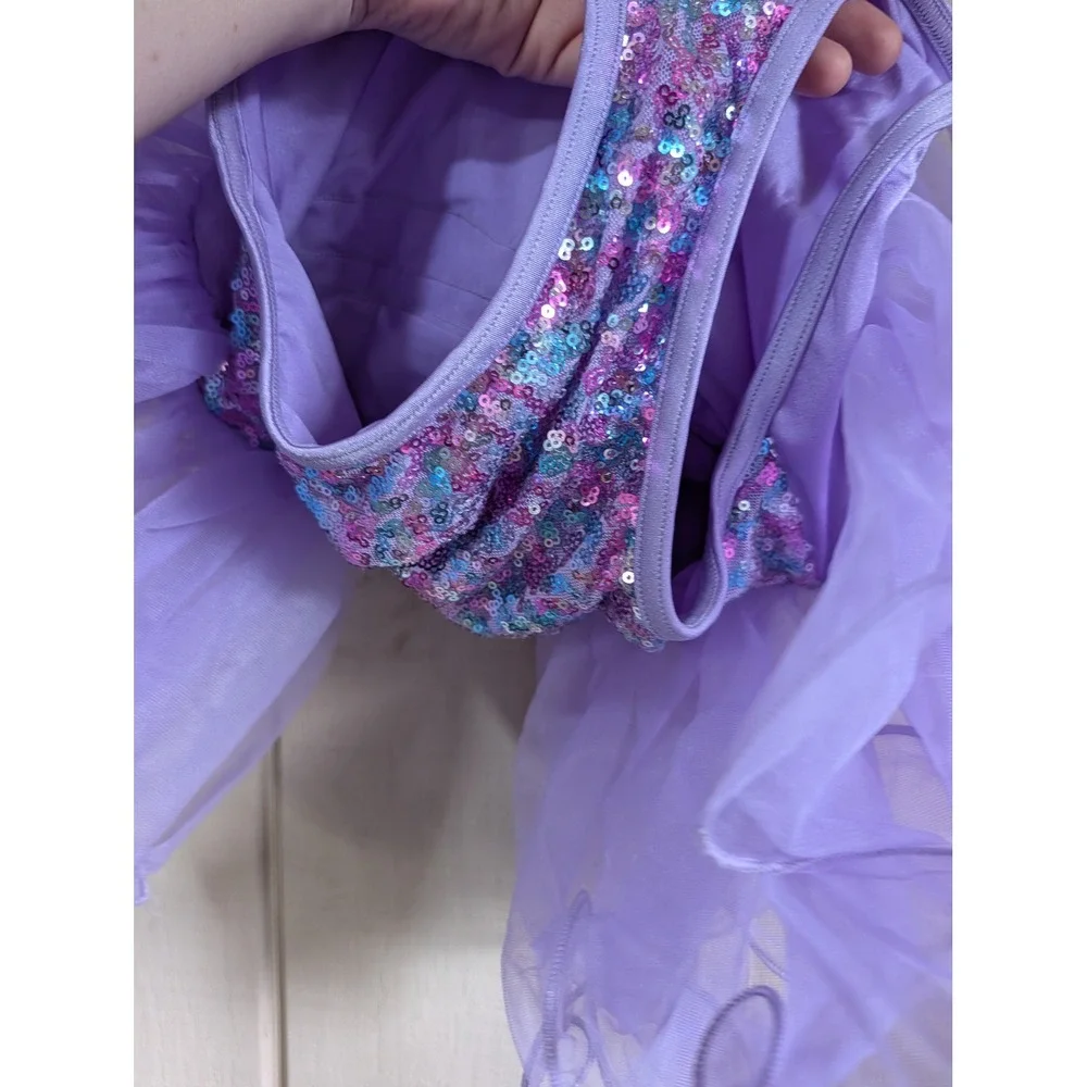 Weissman ShowtimeGirls Good Luck 11612 Purple Sequin Tutu